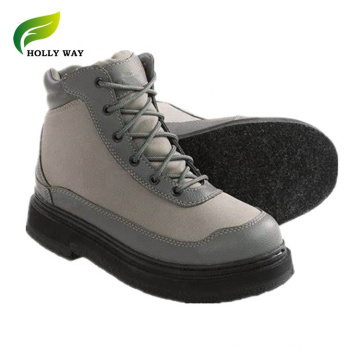 Non-Slip-Schnell-Drainage-Fliegenfischerei-Watstiefel mit Filzsohle